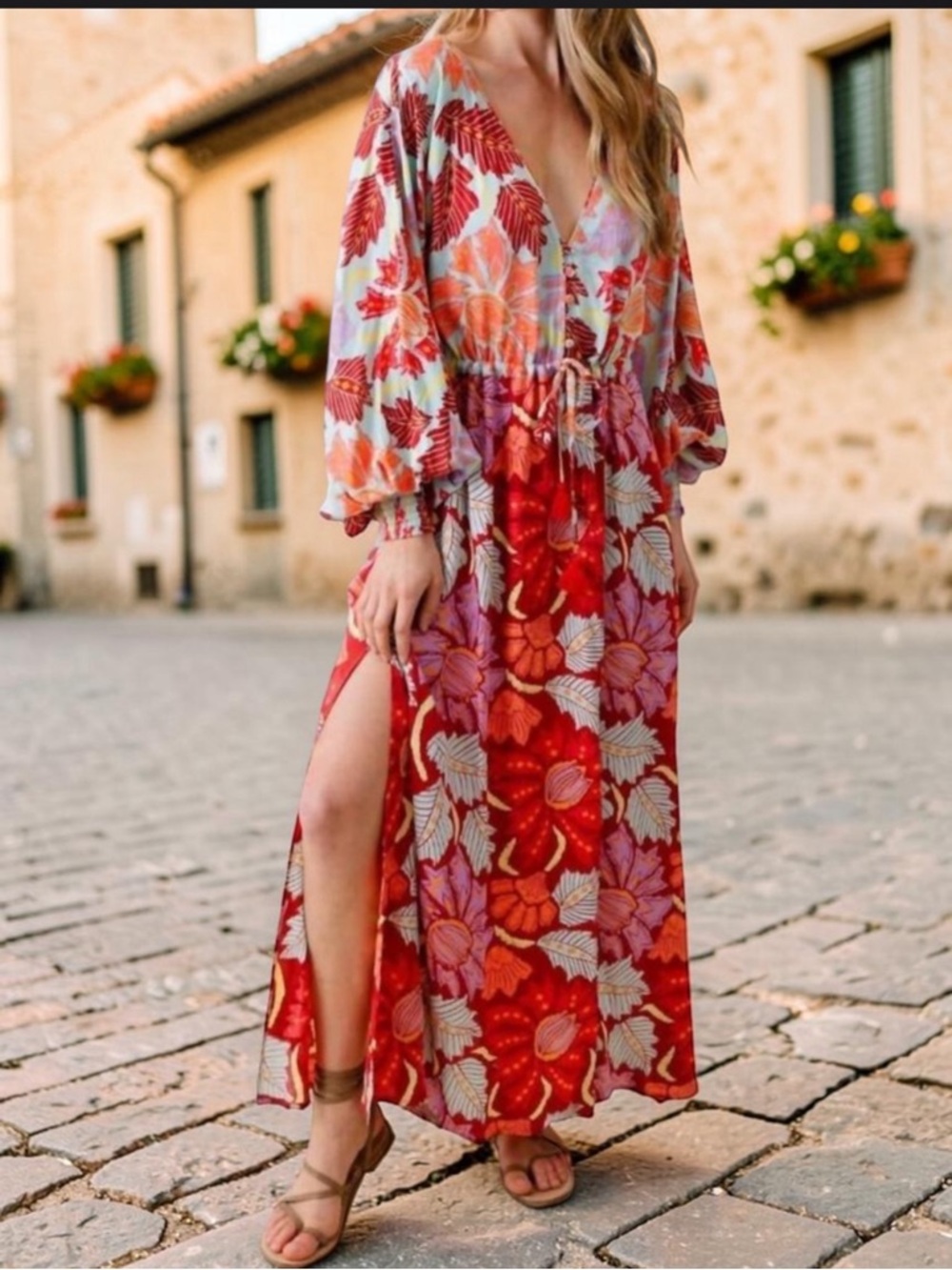 NWT OMIKA Marbella Maxi Dress - Riya Multi XS